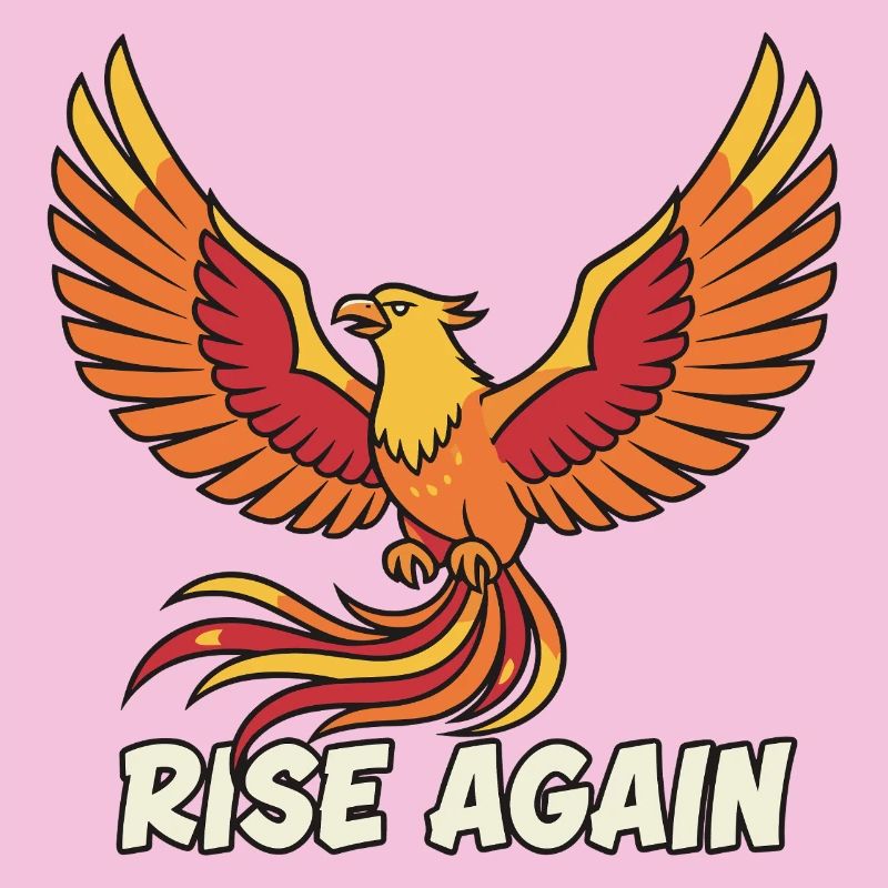 Phoenix Rise Again Motif
