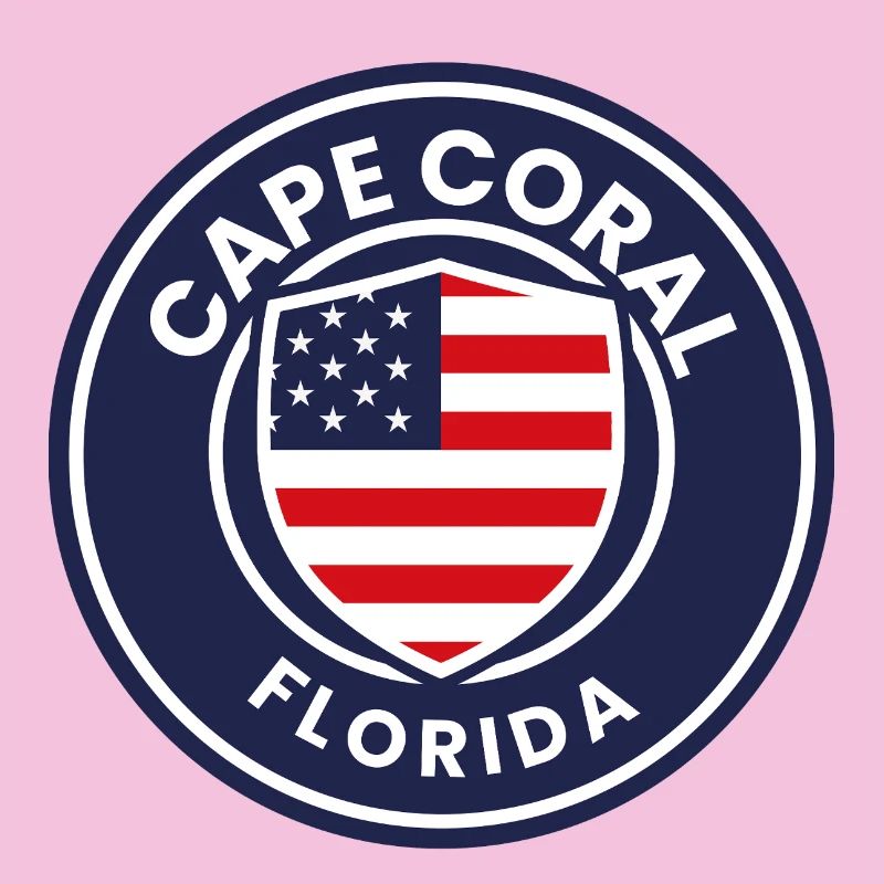 Blason du drapeau de Cape Coral en Floride