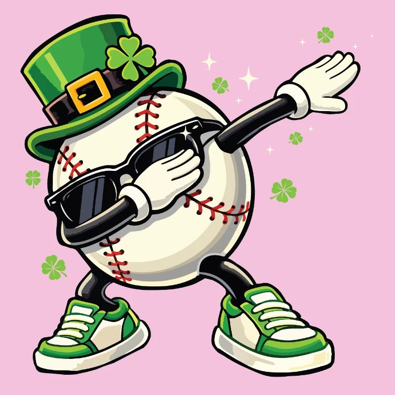 Baseball-Leprechaun St. Patrick's