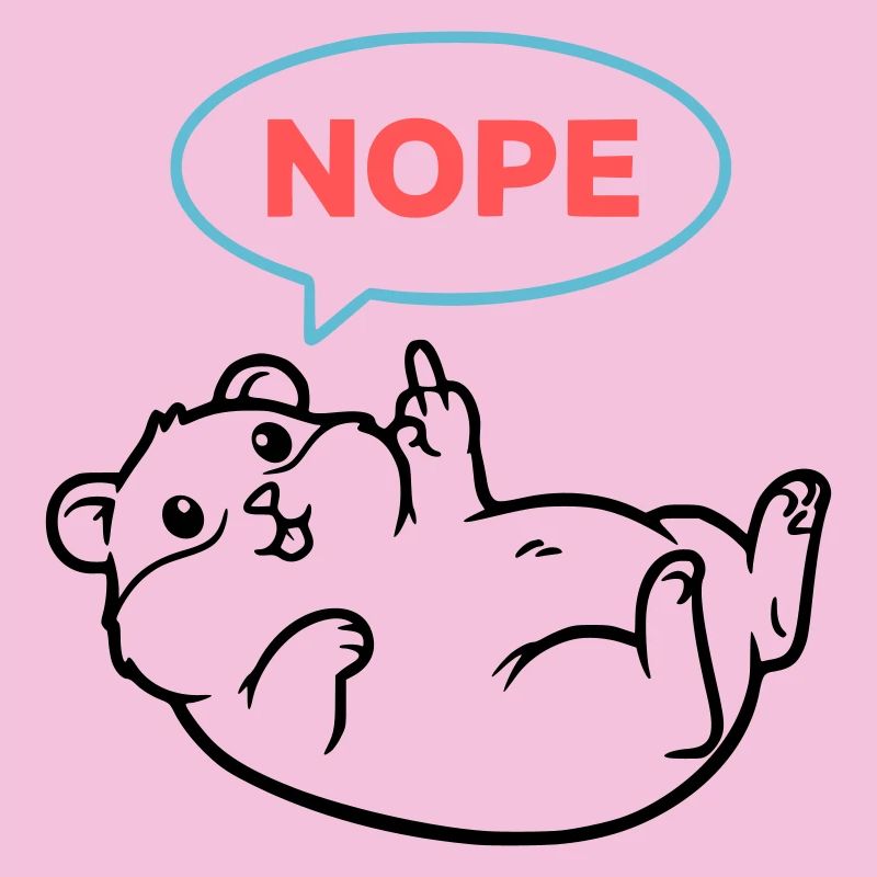 Hamster Nope Comic Colored