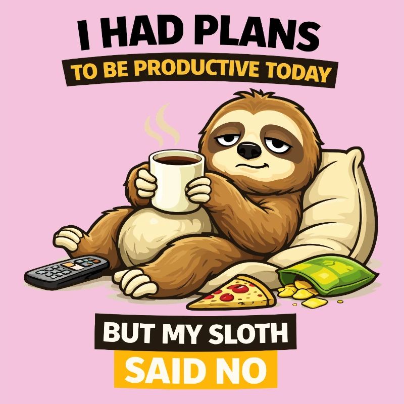 Productive Sloth Coffee Break
