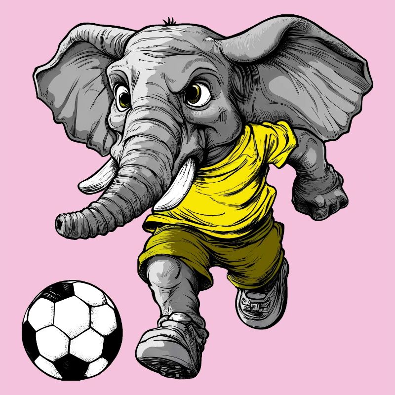 Elefant Fussball