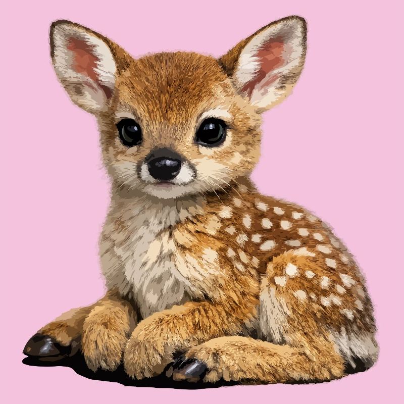Illustration du garçon cerf mignon