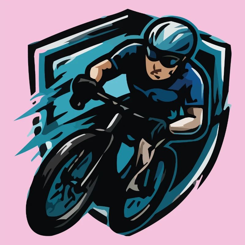 Blason de la bande dessinée Cycliste