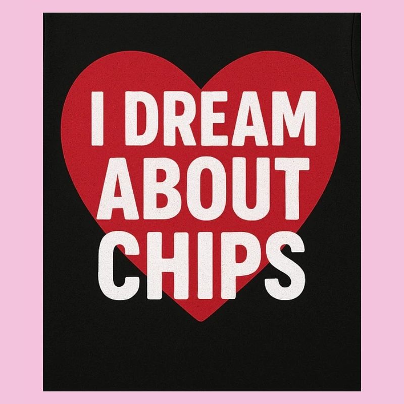 Je rêve de chips en cœur