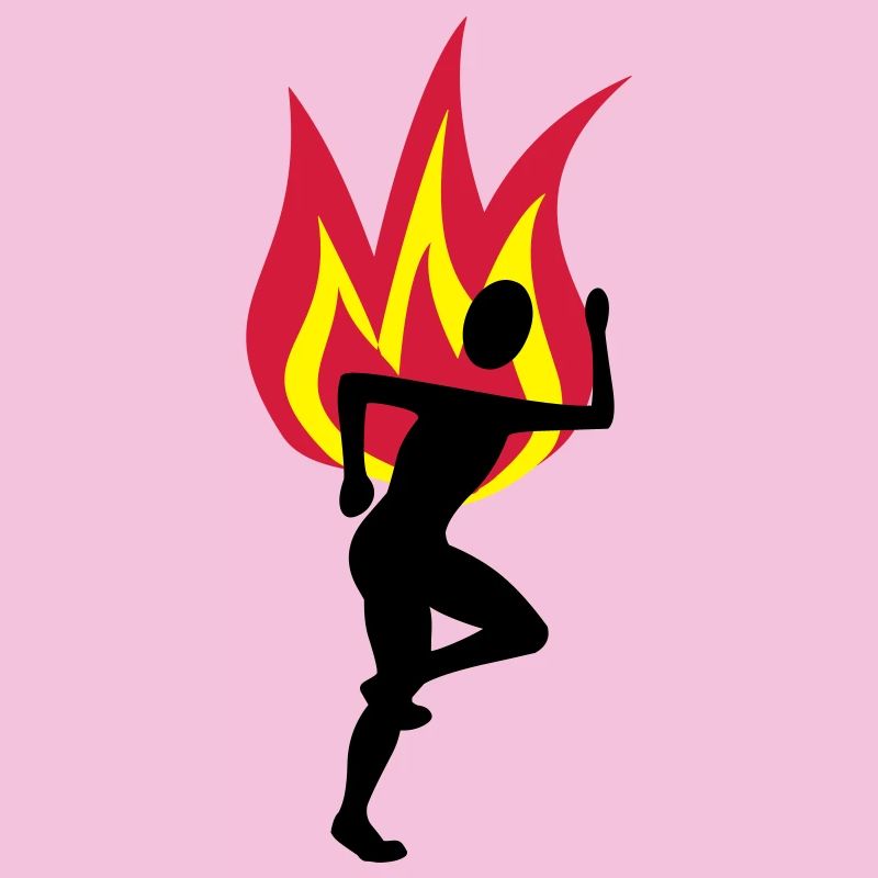 Jogger fire flame