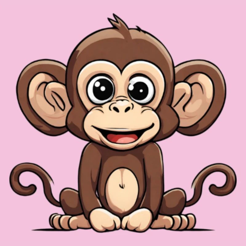 Cartoon Affe süßes Design