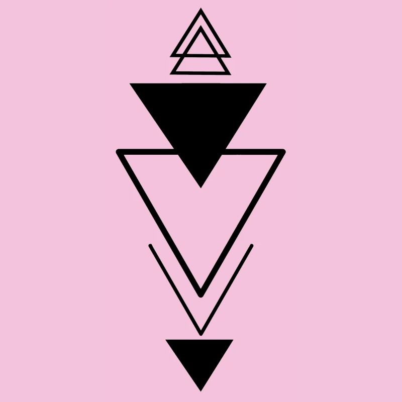Symbole triangulaire (noir)