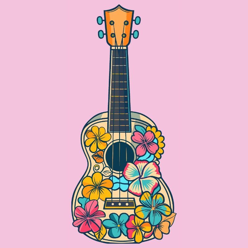 Ukulele Comic-Stil