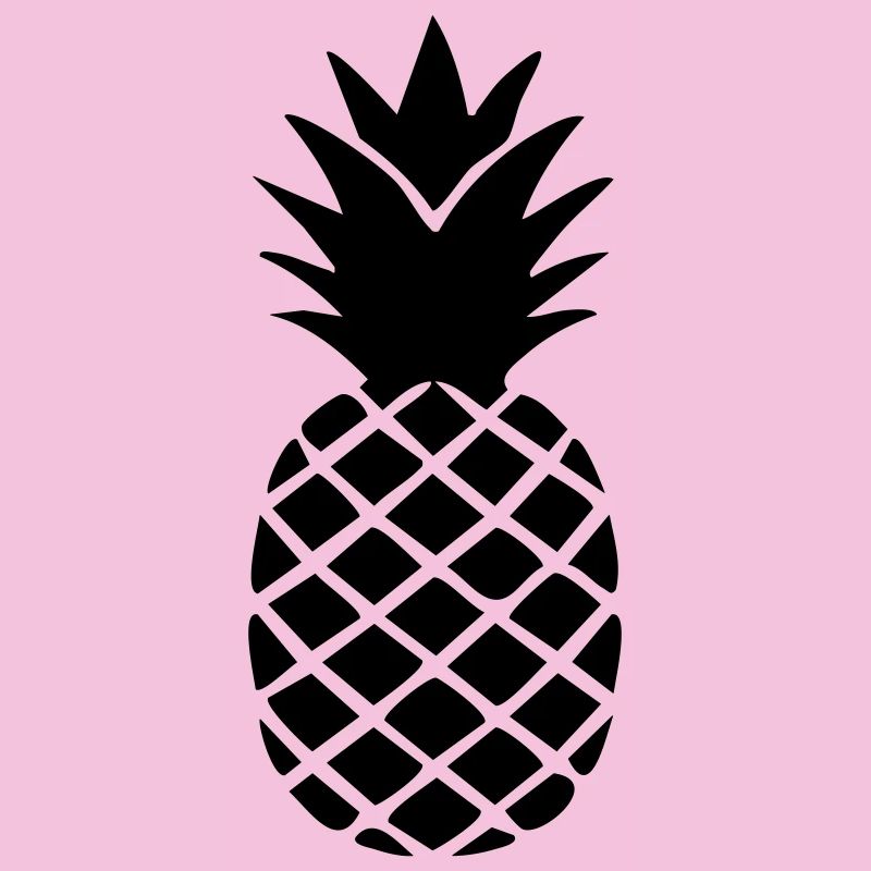 Ananas-Silhouette – Tropisches Statement-Design