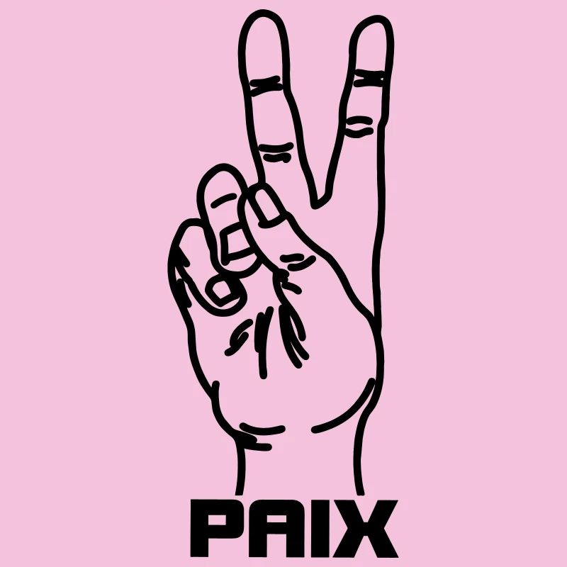 Geste de la main français PAIX