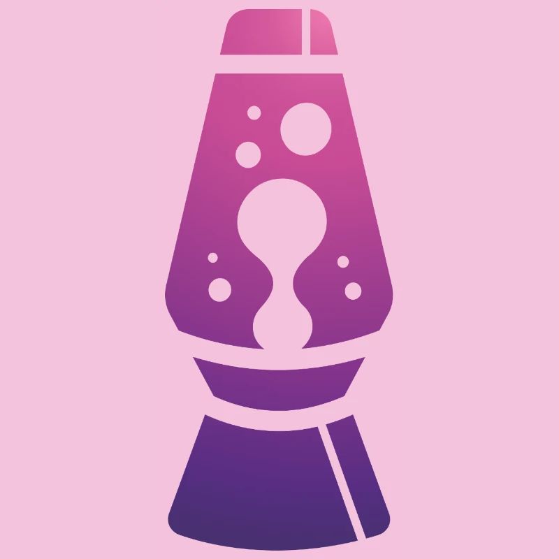 Lampe à lave violette