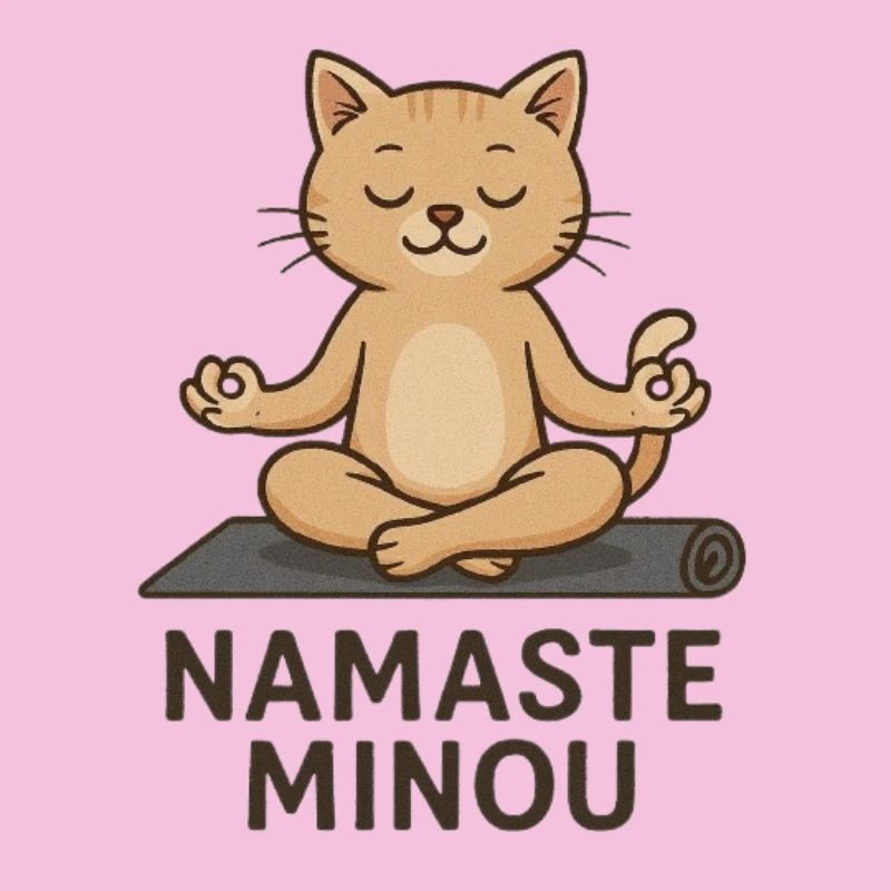 Namaste Zen Kätzchen