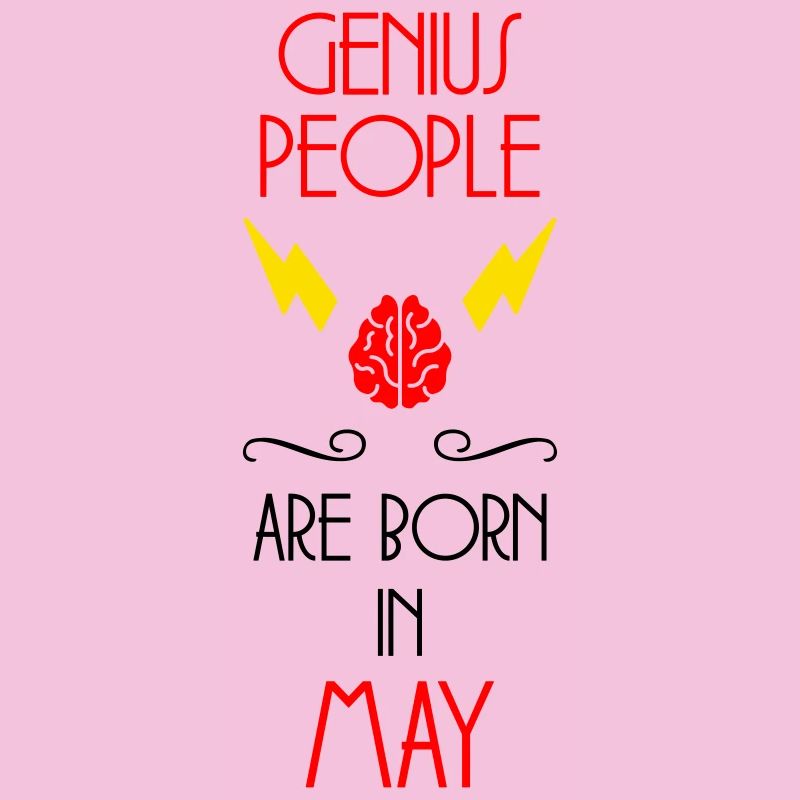 Genies are born in May - Birth Gift