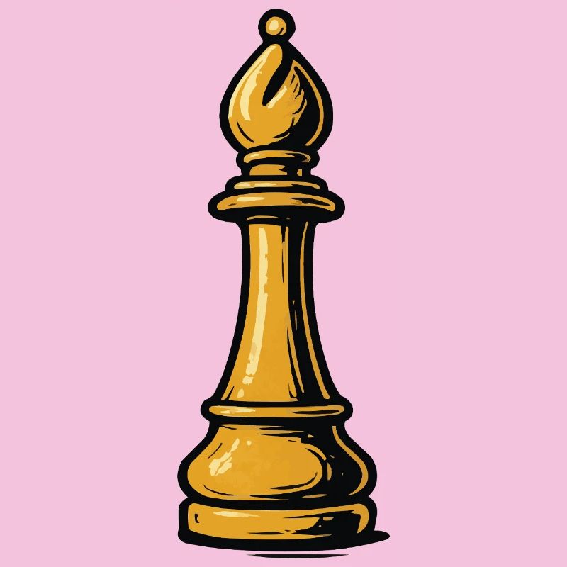 Icône d’échecs de l’évêque d’or