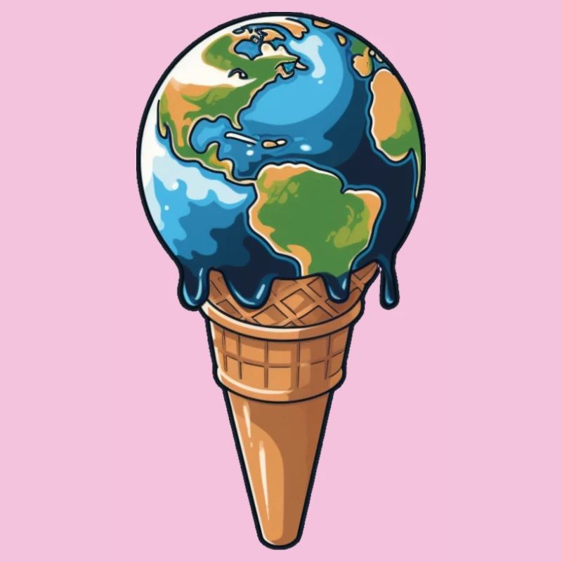 The earth is melting