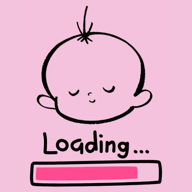 Baby Loading minimal Design