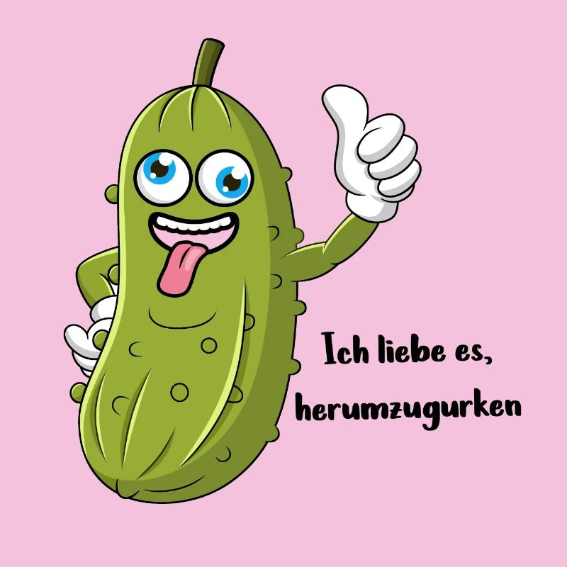 Herumgurken - lustige Gurke Geschenkidee