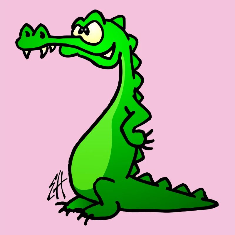 Crocodile Full Color Design