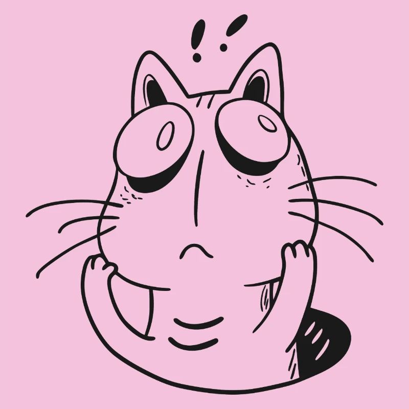 Anxious Cat – Funny Overthinking Kitty