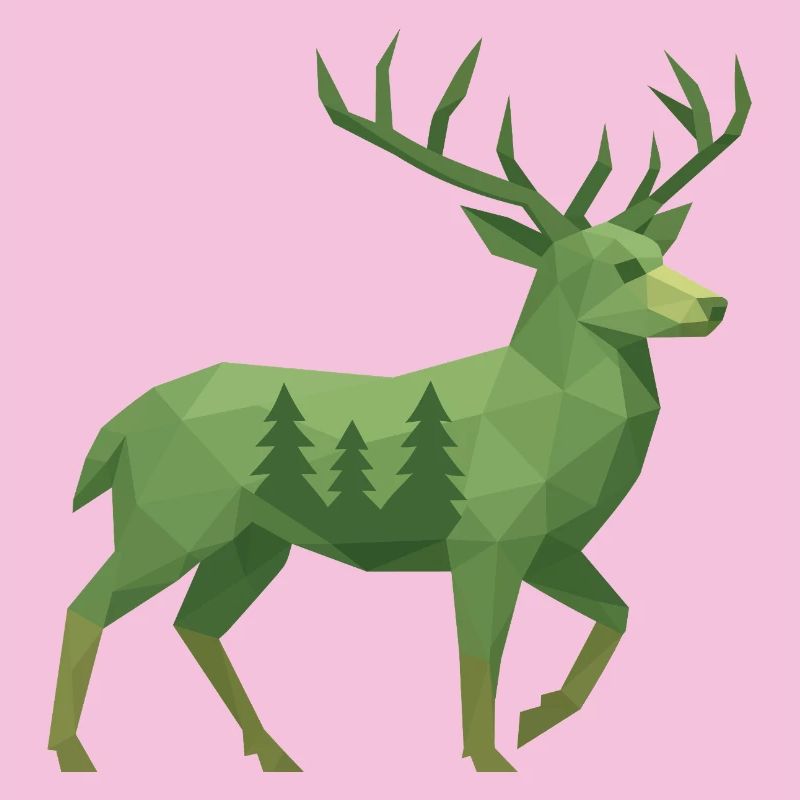 Geometric Deer
