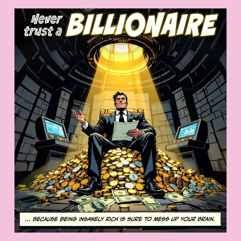 Don't trust a billionaire