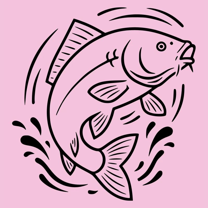 Karpfen Springend Fisch Angeln
