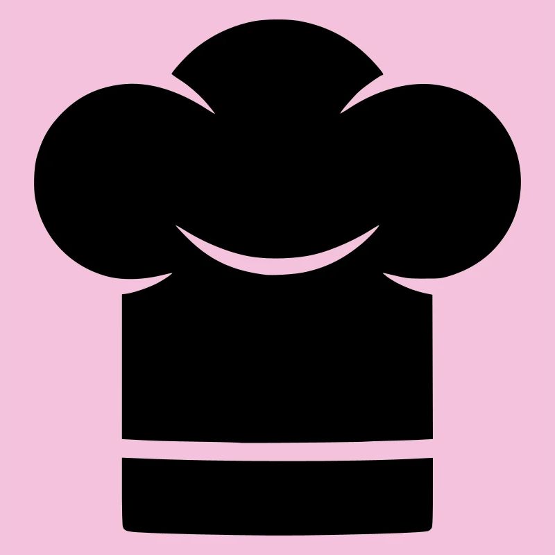 Chapeau de chef Silhouette du chapeau de chef