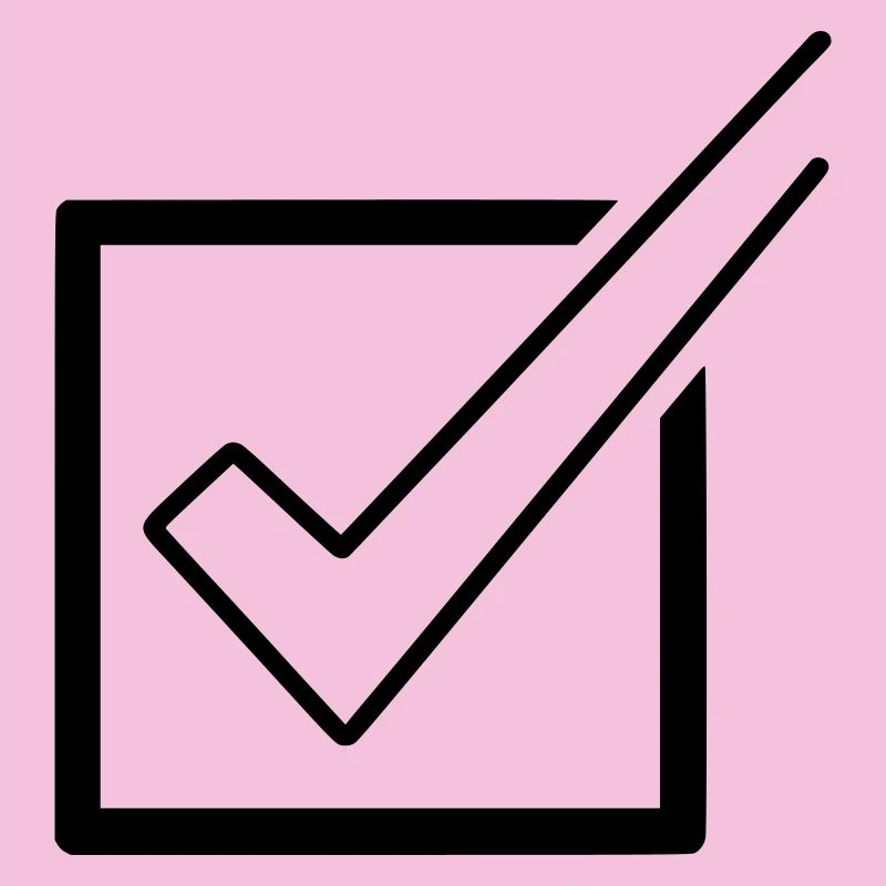 Checkliste Häkchen Box Erledigt