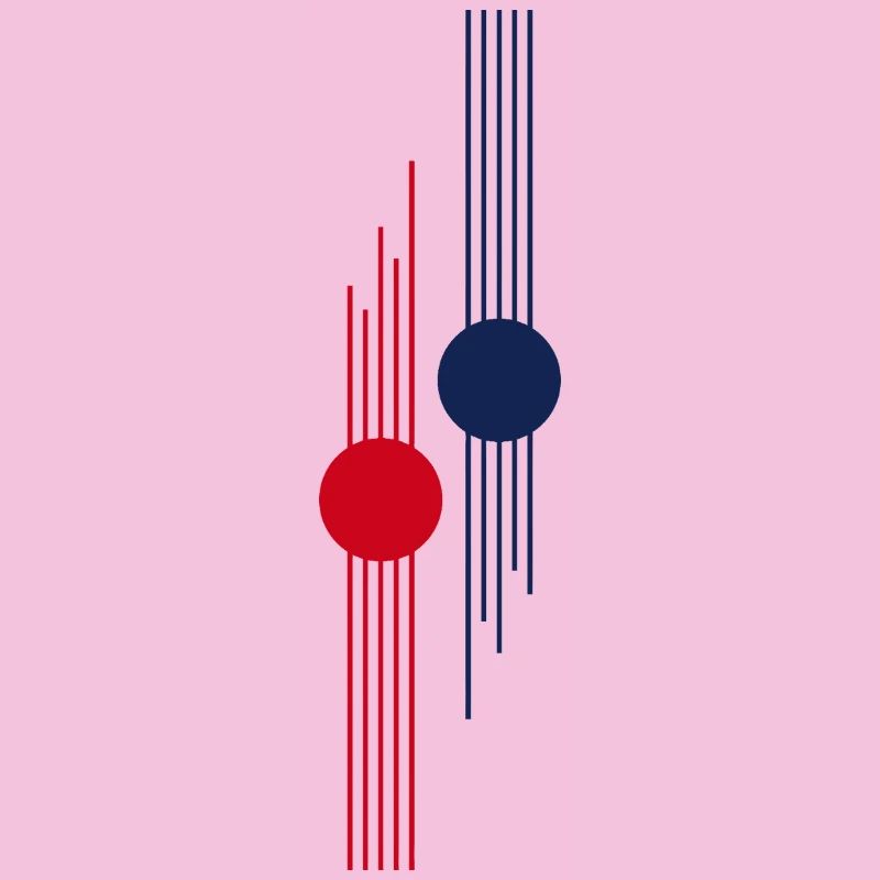 Red-Blue Geometric Pulse