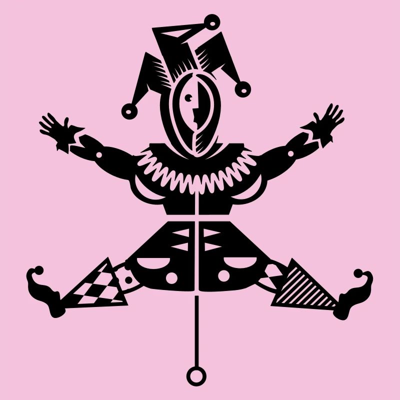 Jumping jack avec chapeau de bouffon
