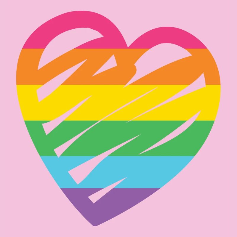 LGBTQ-Regenbogenherz