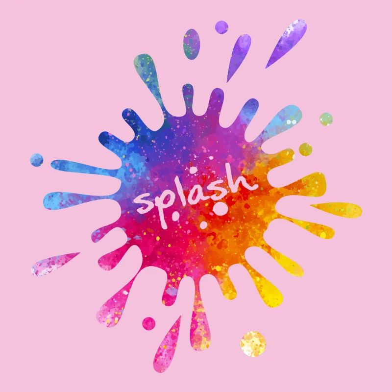 Splash - éclaboussure de couleur colorée