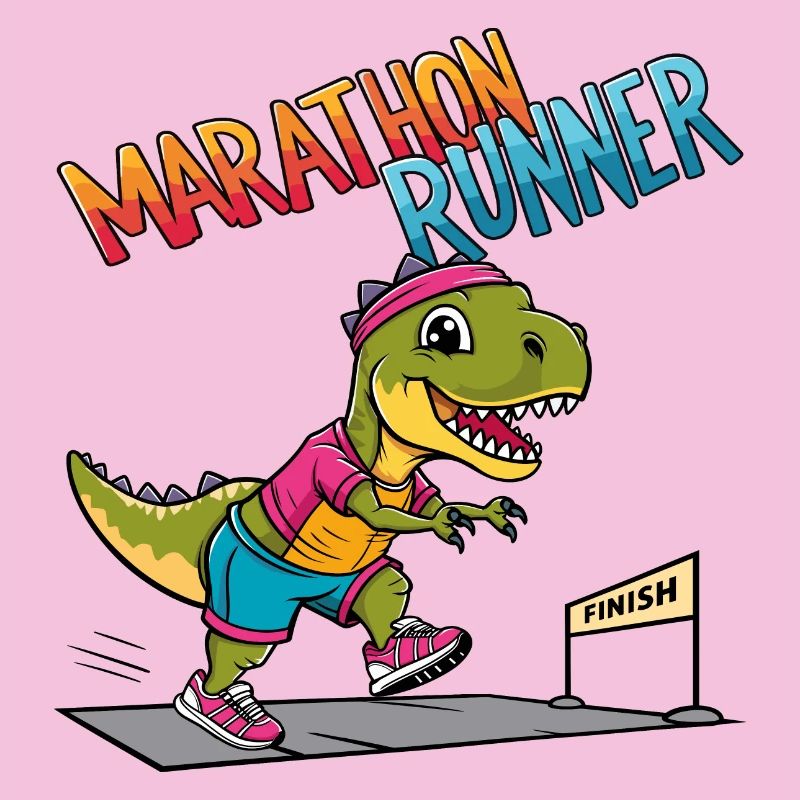T-Rex Marathon Läufer