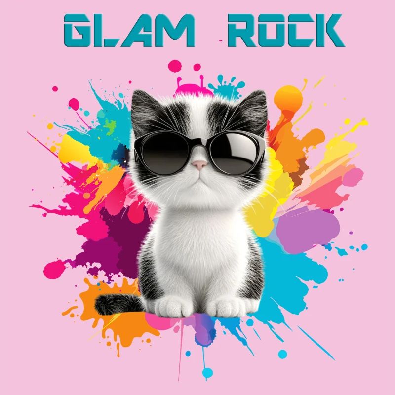 Chat Glam Rock