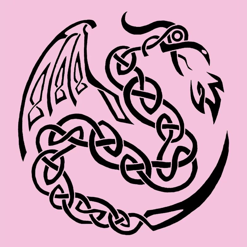 Black Celtic Dragon