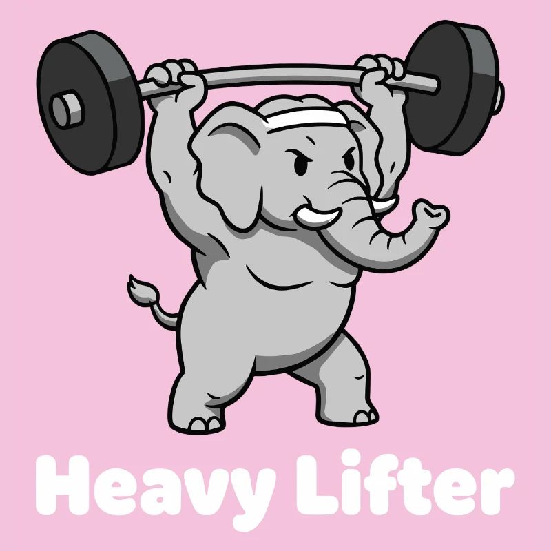 Heavy Lifter Elefant Krafttraining