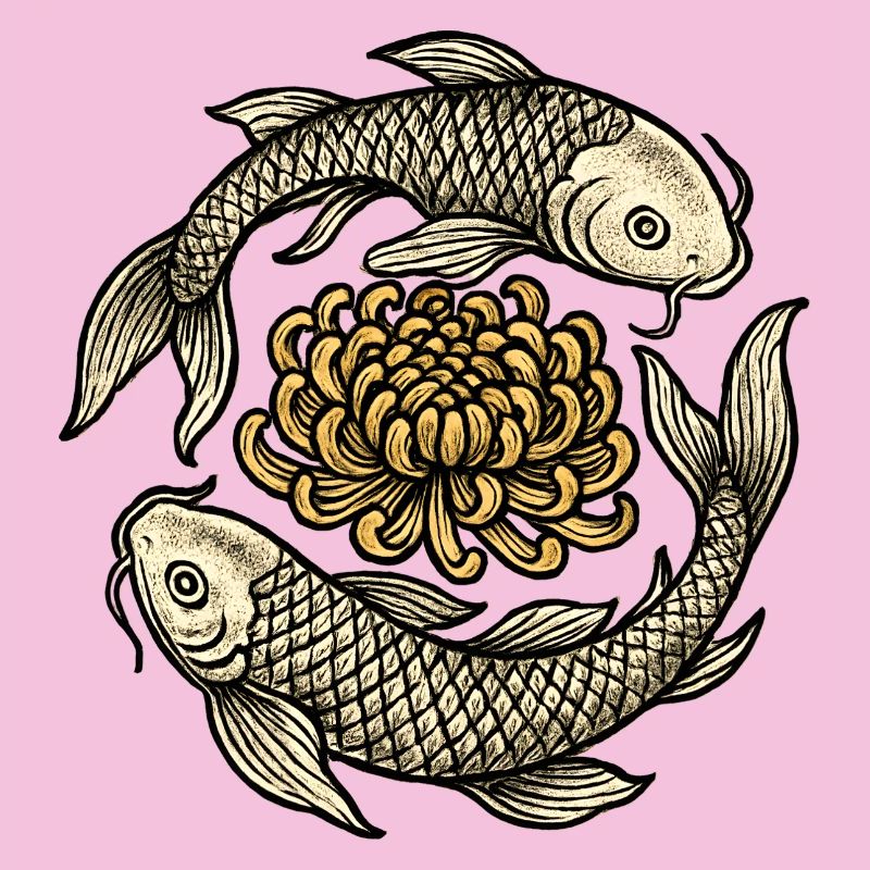 Koi Chrysanthemum Cycle
