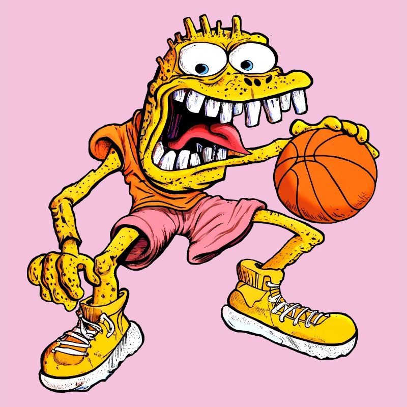 Basketball Monster Comic