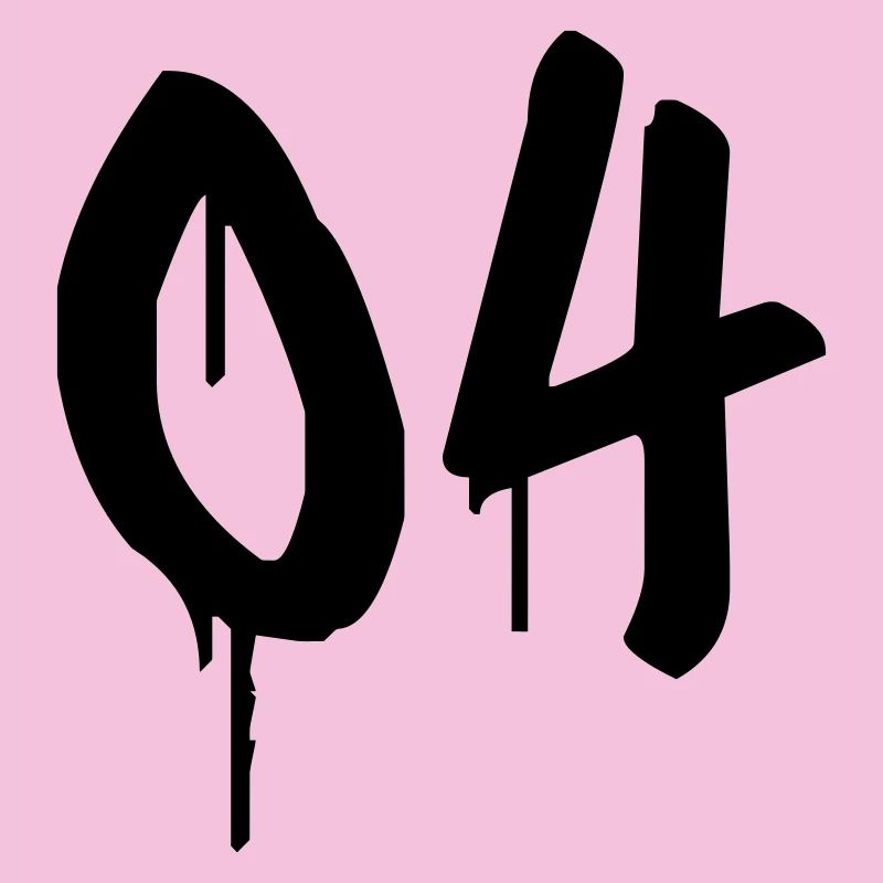 Number 04 Urban Graffiti Style