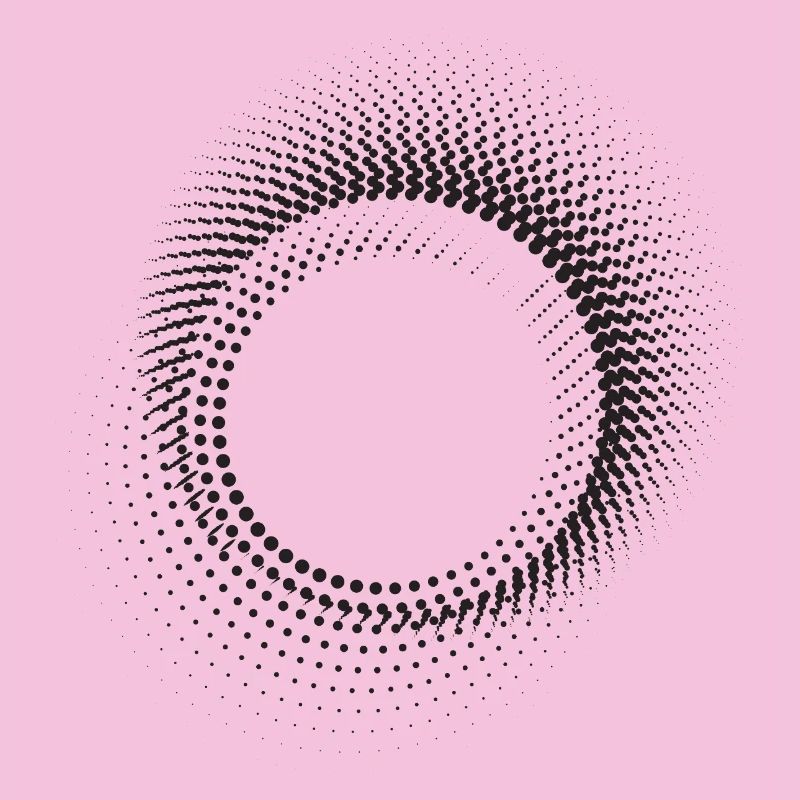 Halo Dot Ring Pattern