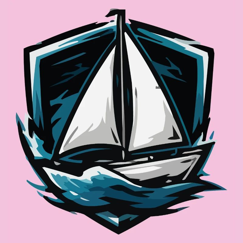 Segelboot Sturm Grafik