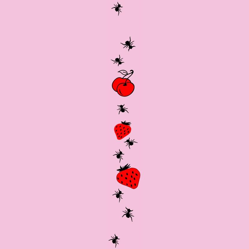 Strawberries Fruit Ants