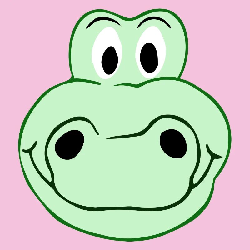 Funny crocodile - Creative illustration