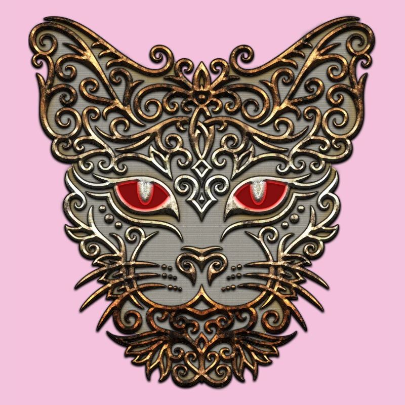 decorative cat head