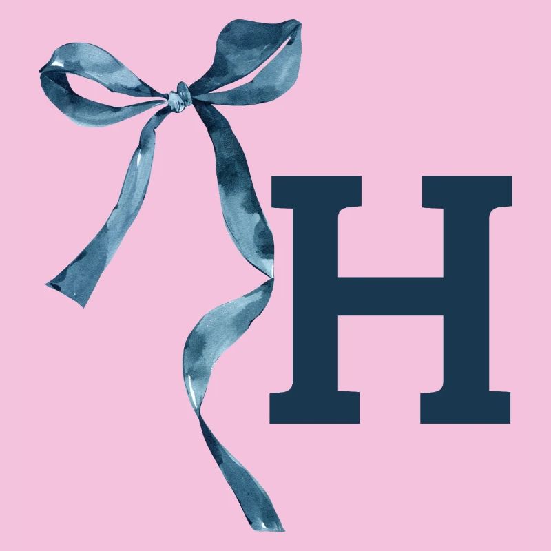 Monogram h Geschenkidee