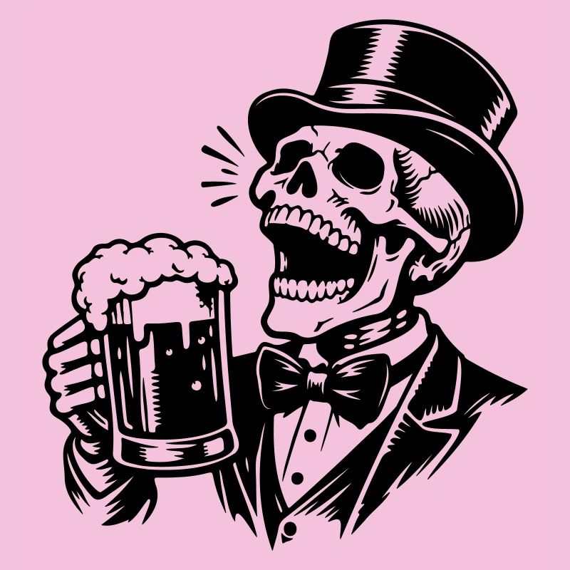 Squelette de bière de marié célibataire