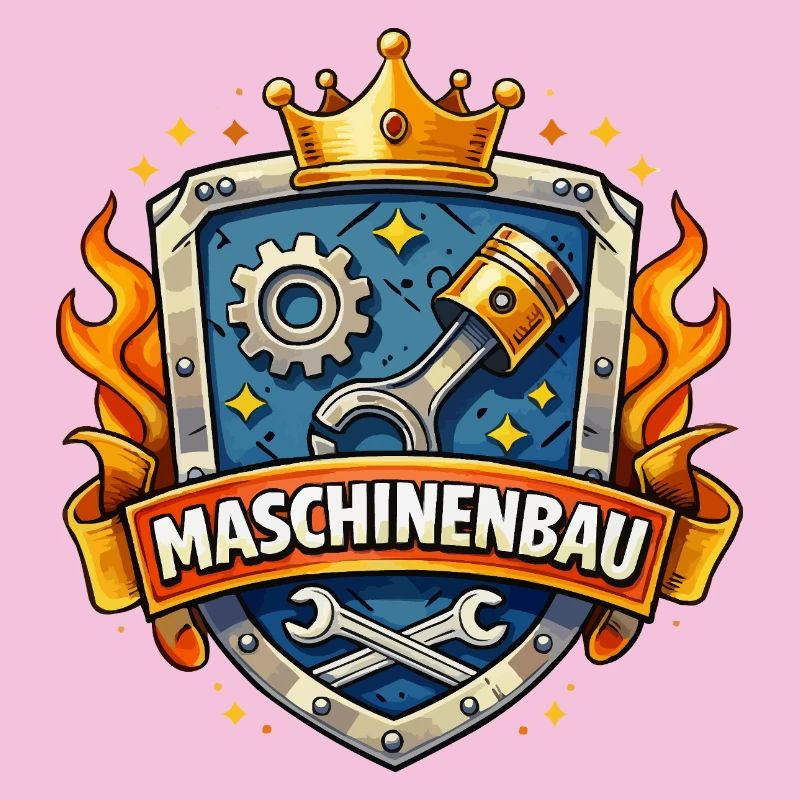 Mechanical Engineering King's Crown Shield