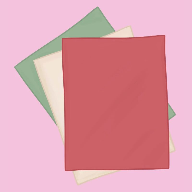 Pastel Paper Stack