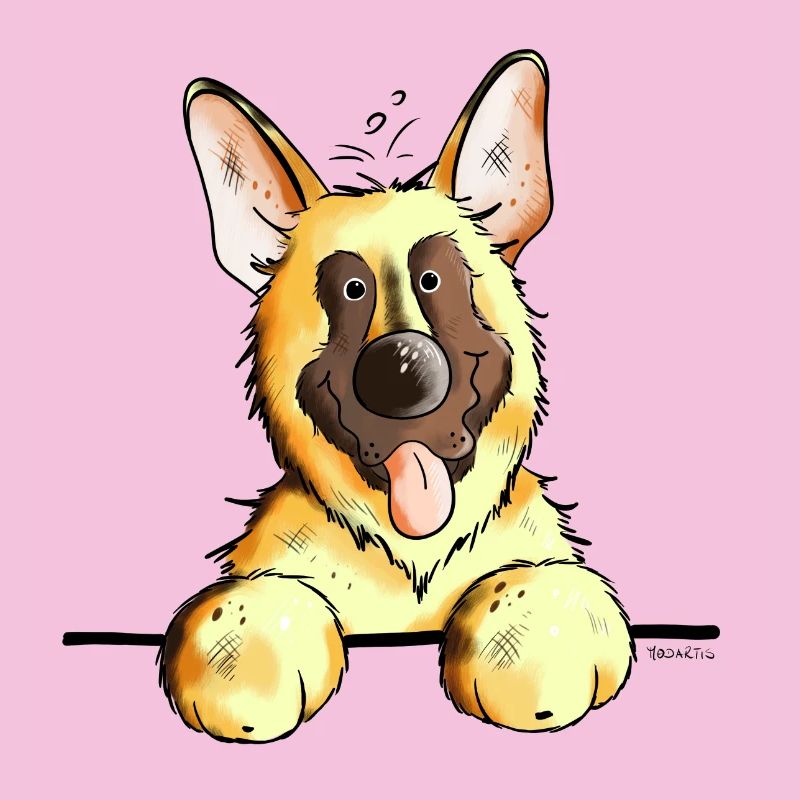 Funny German Shepherd